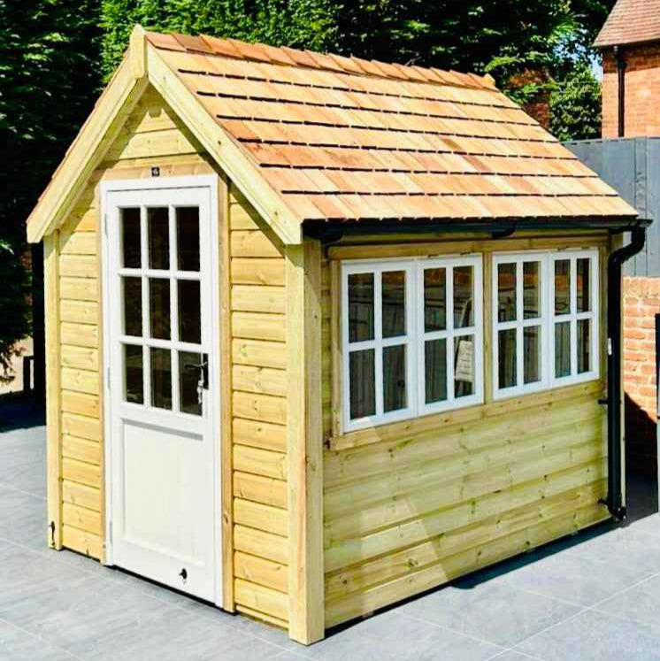 The Classic - Premium Shed - The Cosy Shed Co. - Premium Shed - 4 x 6 / Black Felt Shingle