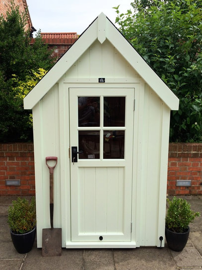 cosy shed posh shed sentry box luxury shed tool tidy
