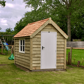 The Traditional - Premium Shed - The Cosy Shed Co. - Premium Shed - 4 x 6 / Black Felt Shingle