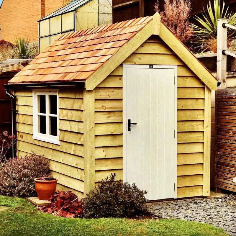 The Traditional - Premium Shed - The Cosy Shed Co. - Premium Shed - 4 x 6 / Black Felt Shingle