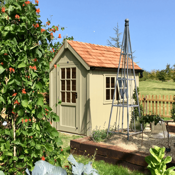 The Classic - Luxury Shed - The Cosy Shed Co. - Luxury Shed - 4 x 6 / Black Felt Shingle