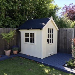 The Classic - Luxury Shed - The Cosy Shed Co. - Luxury Shed - 4 x 6 / Black Felt Shingle