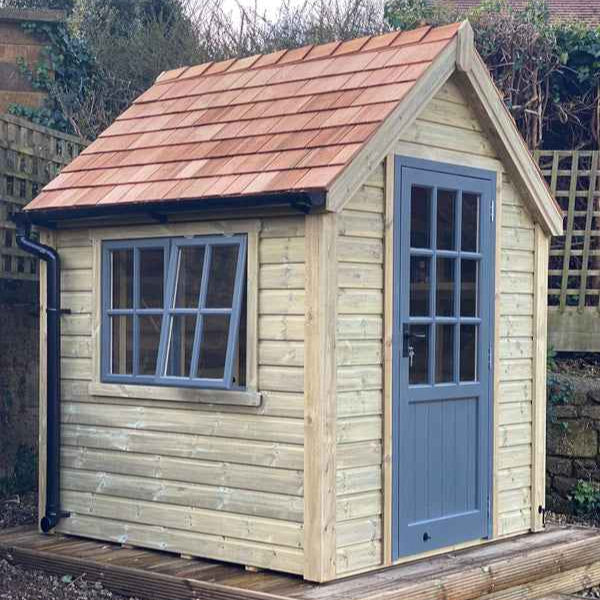 The Classic - Premium Shed - The Cosy Shed Co. - Premium Shed - 4 x 6 / Black Felt Shingle