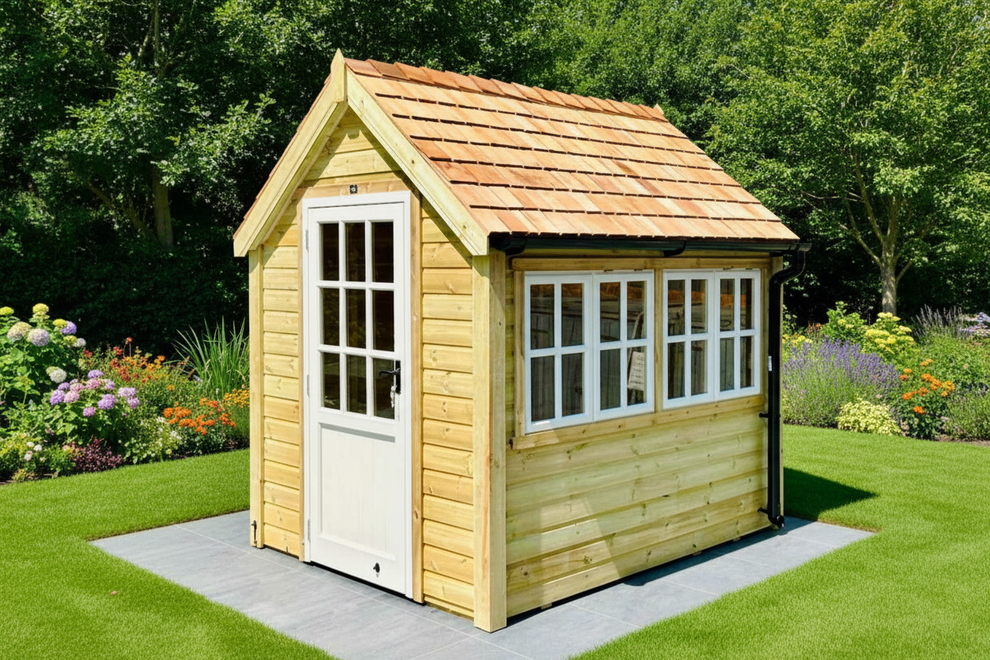 6x8ft luxury shed