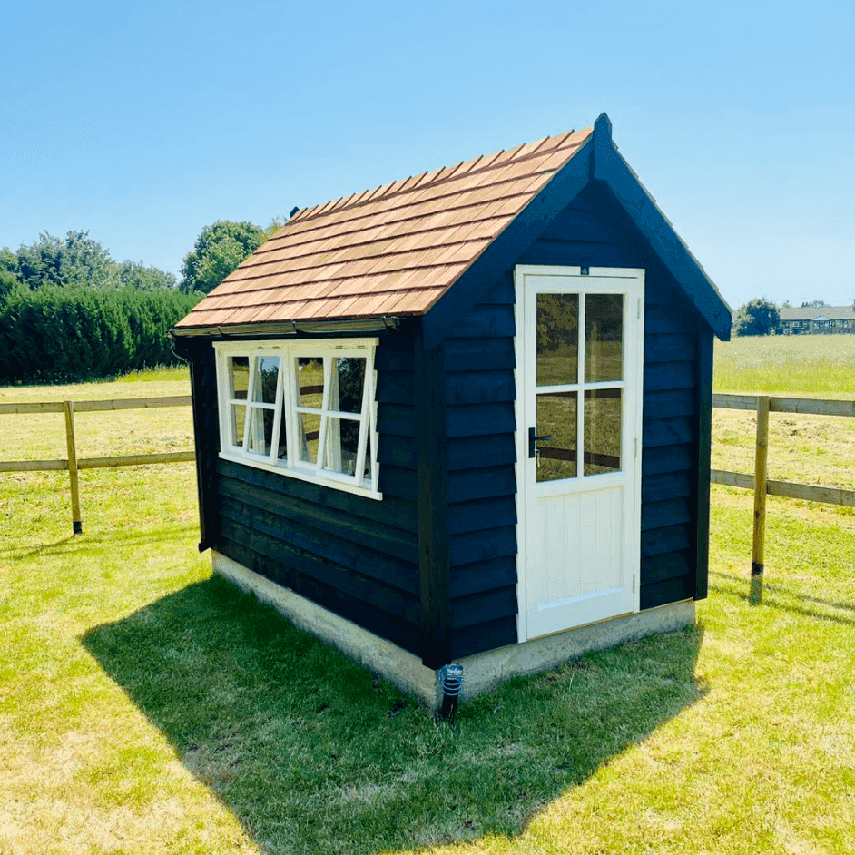 The Traditional - Premium Shed - The Cosy Shed Co. - Premium Shed - 4 x 6 / Black Felt Shingle