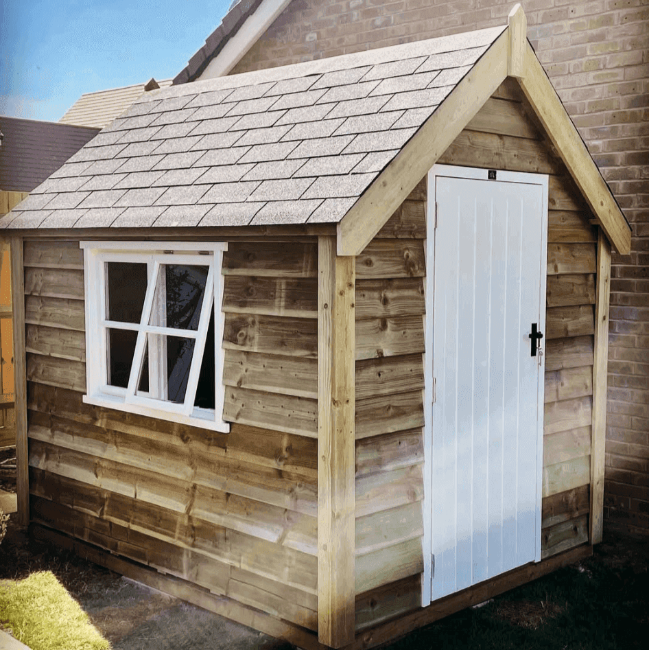 The Traditional - Premium Shed - The Cosy Shed Co. - Premium Shed - 4 x 6 / Black Felt Shingle