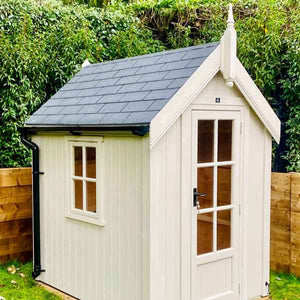 The Chalet - Premium Shed - The Cosy Shed Co. - Premium Shed - 5 x 4 / Black Felt Shingle