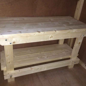 Work Bench - The Cosy Shed Co. - Accessories - 1200w x 570d x 740h mm