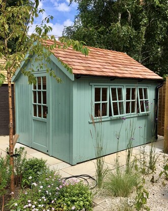 cosy shed posh shed luxury shed classic